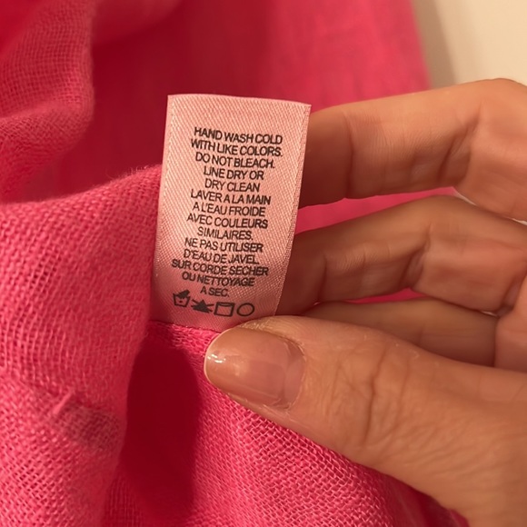 Calypso XS pink linen tank - Picture 5 of 7